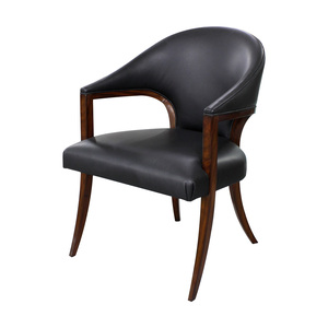 Silla de Comedor Francesa Antigua de Lujo con Estructura de Madera de Caoba Sólida y Tapicería de Poliéster - Diseño Ergonómico para Uso en Hoteles - Product Image 2