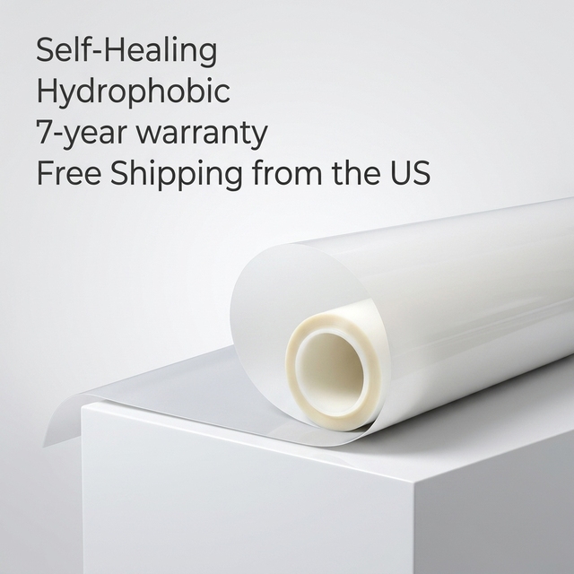 100% TPU PPF Paint Protection Film Glossy Clear Self-Healing 8.5mil TPU PPF