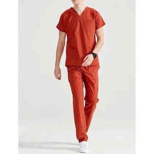 Hospital <b>Doctor</b> Scrub Suits Stretchy Hospital Nursing Medical Uniforms <b>Set</b> - Product Image 5