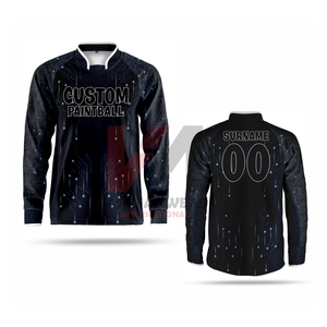 Camiseta de Paintball para Exportación, Material Ligero y Transpirable con Ajuste Regulable, Impresión de Logotipo Sublimado, Absorbe la Humedad - Product Image 4