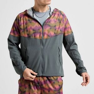 Veste coupe-vent de sport pour homme de haute qualité, légère, avec capuche réglable, veste de jogging - Product Image 2