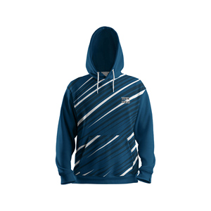 Sweat-shirt à capuche rayé personnalisé, sublimation, style sportif décontracté pour garçons - Product Image 1