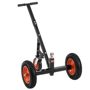 Carrello per Rimorchio Resistente in Acciaio al Carbonio da 450 kg con Sfera da 2 Pollici e Pneumatici da 14 Pollici, Attrezzatura per Movimentazione Materiali - Product Image 3