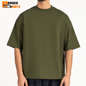 Camisetas de Verano para Hombre, 100% Algodón, Tejido de Punto, Formales, Transpirables, Ecológicas, MOQ Bajo, Proveedor Mayorista de Alta Calidad, Personalizadas - Product Image 1