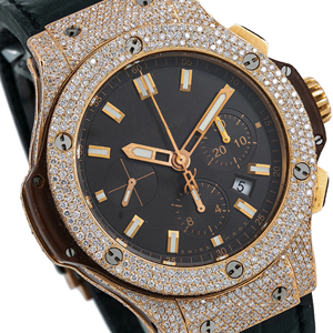 Montre à quartz de luxe en acier inoxydable avec cadran de 41 mm et bracelet de 20 mm, sertie de moissanite et de diamants VVS, style hip-hop - Product Image 2