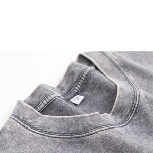 Ropa Deportiva al por Mayor, Camiseta Deportiva de Algodón Ligero con Aspecto Vintage Lavado, Camiseta de Entrenamiento Extra Grande con Estampado Personalizado para Hombre - Product Image 5