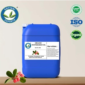 100% Pure & Natural Organic Wintergreen Essential Oil Steam distilled Aromatherapy &Cosmetics Formulation Oil By Katyani Exports - Product Image 4