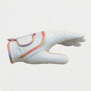 Guante de Golf de Piel Cabretta Premium para Mano Izquierda, Agarre Suave, Transpirable, Diseño Dinámico en Degradado, Antideslizante, con Cierre de Velcro para Deportes al Aire Libre - Product Image 6