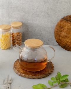 Juego de 2 Salvamanteles Redondos Rústicos de Madera Hechos a Mano de 8 Pulgadas para Ollas Calientes, Platos, Teteras y Sartenes para Mesa de Cocina - Product Image 3