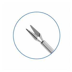 Ciseaux de précision en titane pour micro-chirurgie ophtalmique, coupe horizontale vitréorétinienne, droits, disponibles en 20G à 25G - Product Image 5