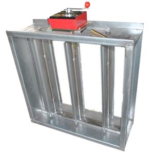 <span class=keywords><strong>Vannes</strong></span> d'incendie en acier inoxydable Amortisseur d'incendie pour conduit de ventilation Raccord de système Hvac Vanne d'incendie rectangulaire - Product Image 1