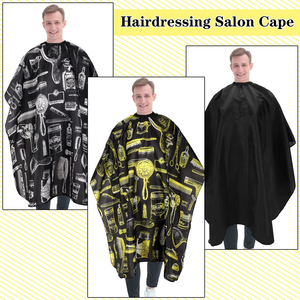 Cape de Coiffeur Professionnelle Imperméable en Polyester pour Salon de Coiffure, Personnalisable par Sublimation, Fermeture au Cou Ajustable - Product Image 4