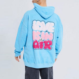 Size Customized Best Factory Attractive Oversize Hoodie Men Casual Winter Season Solid <b>Lined</b> Hooded 100% Cotton <b>Fleece</b> - Product Image 6