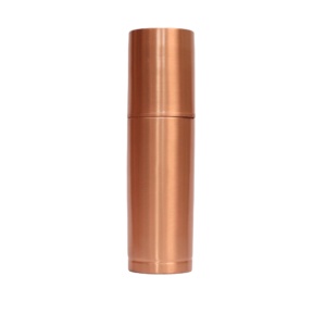 Luxury Mirror Finish <b>Copper</b> <b>Drinking</b> <b>Bottle</b> 1000ml with Tumbler - Handcrafted Jointless Metal Drinkware - Product Image 1