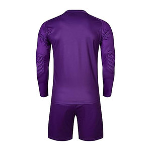 Custom Padded Goalkeeper <b>Soccer</b> Jersey Shorts Set Men Kids - Personalized Youth Goalie Apparel Shirt Pants Kit Green Printing - Product Image 3