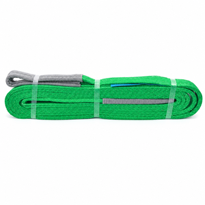 Sangle de levage Provina WBS02 verte en polyester de 50 mm, capacité de 2000 kg, pour le levage et la sécurisation d'objets lourds et volumineux pendant le transport - Product Image 5
