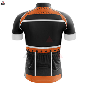 Conjunto de Jersey de Ciclismo Transpirable Personalizado para Hombre, Manga Corta, Absorbe la Humedad, Ajustado, Ropa Deportiva de Verano con Cierre de Cremallera y Patrón a Cuadros - Product Image 1