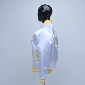 Chaqueta Varsity Deportiva de Lona Personalizada al por Mayor, Cuello Alto, Ropa de Invierno, Corte Regular, Alta Calidad, Premium, Duradera y Transpirable - Product Image 4