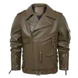 Chaqueta de Cuero para Hombre de Primera Calidad al Mejor Precio, Chaqueta de Cuero de Alta Calidad, Chaqueta de Cuero Cómoda para Invierno en Venta - Product Image 6