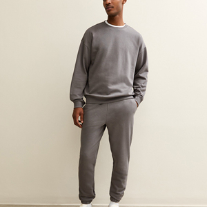 Fabricante de Ropa, Sudaderas Personalizadas al por Mayor, Sudaderas de Cuello Redondo para Hombre, Mezcla de Algodón de 350 g/m² - Product Image 1