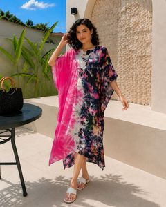 High Quality Designer Rayon <b>Kaftan</b> Solid Tie & Dye Washable <b>Summer</b> Daily Wear Regular Fit Sweetheart Neck Best Price by Supplier - Product Image 1