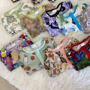 Pijamas de Bambú Coloridos y Misteriosos al por Mayor, Pijamas para Niños y Niñas, Mono Suave para Bebés, Peleles de Bambú para Bebés Listos para Enviar - Product Image 1