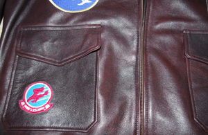 Custom Men's Leather Bomber <b>Jacket</b> Patch Embroidery Vintage <b>Pilot</b> <b>Jacket</b> Streetwear Premium Aviator <b>Jacket</b> - Product Image 4