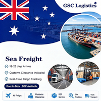 Consolidation de fret maritime LCL Chine vers Australie DDP Porte à Porte