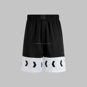 Pantalones cortos de gimnasio de baloncesto para hombre al por mayor, pantalones de poliéster de malla informales de talla grande con bolsillo, conjunto personalizable con nombre del equipo - Product Image 6