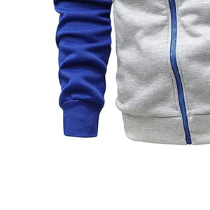 Mens Stylish Zipper Hoodies Fashion Forward Full <b>Zip</b> Sweatshirt Relaxed Fit Streetwear Factory Wholesale Export - Product Image 2