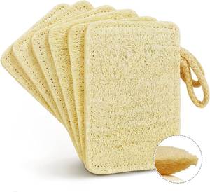 Sustainable Natural Loofah <b>Shower</b> <b>Sponge</b> Soft Body Scrubber For Healthy Glowing Skin - Product Image 4