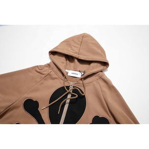 เสื้อฮู้ดมีซิปแบบยูนิเซ็กซ์วินเทจสำหรับฤดูใบไม้ร่วงและฤดูหนาว - Product Image 5