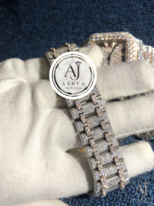 Reloj Mecánico Automático con Diamantes para Hombre, Reloj de Pulsera de Lujo Estilo Hip Hop - Product Image 3