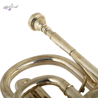 High Quality Bb Trigger Cornet Yellow Brass Musical Instrument