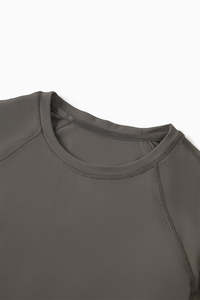 เสื้อวิ่งแห้งเร็ว เสื้อกีฬาในยิม ผ้ายืด แห้งเร็ว เสื้อโยคะฟิตเนส โยคะสำหรับผู้หญิง ทรงหลวม ระบายอากาศได้ดี - Product Image 5