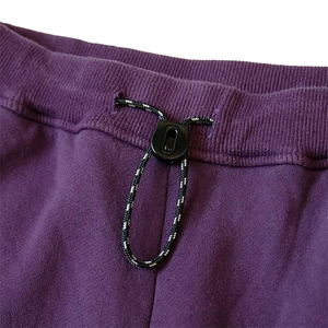 Pantalon de survêtement épais en coton avec logo brodé pour homme, style vintage délavé, orné de strass, coupe évasée, service OEM - Product Image 6