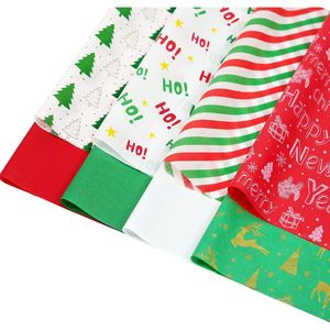 Confezione di 120 Fogli di Carta Velina Natalizia in 8 Colori Diversi, 15 Fogli Ciascuno, Set per Decorazioni Festive - Product Image 1