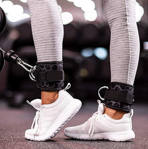 Sangles de cheville réglables en néoprène rembourré pour entraînement musculaire, support de fitness pour machines à câbles - Product Image 2