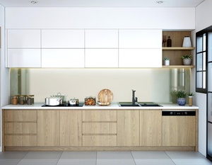 Vietnam Kohama Hiep Phat Modern <b>Wall</b>-Mounted Kitchen <b>Cabinets</b> Durable Particle Board MDF Plywood Eco-Friendly <b>Metal</b> Handles - Product Image 2