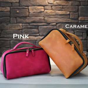 Trousse de Toilette Homme en Cuir Véritable Premium, Trousse de Voyage, Trousse de Rasage, Grande Capacité, Vente en Gros TYG-0205 - Product Image 1