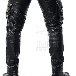 Pantalon en cuir classique pour homme, qualité supérieure, cuir souple, élégant et durable pour toutes les occasions - Product Image 6