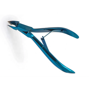 Vente en gros de pinces à cuticules avec logo personnalisé, pinces à ongles durables, poignée antidérapante, outils de manucure, pinces à cuticules - Product Image 1