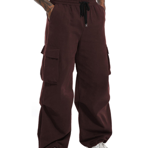 กางเกงคาร์โก้ผู้ชายหลายกระเป๋า กางเกงทำงานกลางแจ้ง กางเกงแฟชั่นคาร์โก้พร้อมกระเป๋าข้าง สำหรับขายส่งผู้ชาย - Product Image 3