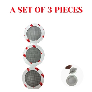 Ruban adhésif acrylique double face pour réparation de moustiquaires, diamètre 5,5 cm, longueur totale 17 cm, marque pour une fixation solide, kit de réparation rapide (3 pièces) - Product Image 1