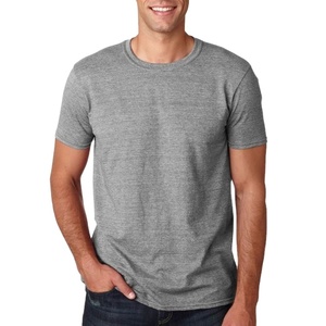 Camiseta de manga corta con cuello redondo para hombre, color gris y azul marino, de algodón, informal, de punto, corte regular - Product Image 4