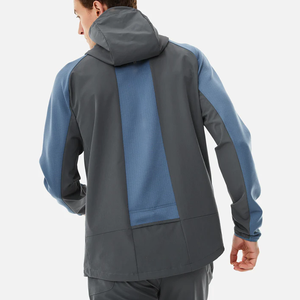 Survêtements de sport en nylon légers et personnalisables pour hommes, avec blocs de couleur, vente en gros, logo personnalisé, ensemble 2 pièces coupe-vent pour hommes - Product Image 2