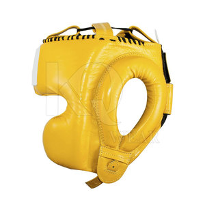 Protector de Cabeza de Boxeo de Cuero de Alta Calidad, Construcción Duradera, Diseño Ligero, Diseño Personalizable con Logotipo, Todas las Tallas Disponibles - Product Image 4