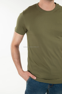 เสื้อยืดแขนสั้นผู้ชายทรงปกติ สไตล์ลำลอง คอโอ ผ้าฝ้าย 100% คุณภาพสูง ไซส์ใหญ่ รุ่น OEM ปี 2026 ที่ได้รับความนิยมมากที่สุด - Product Image 6