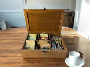 Caja de Madera con Estampado de Bambú, Caja de Joyería Orgánica, Caja de Almacenamiento de Madera con Estampado para Cocina, Almacenamiento de Té, Regalo al por Mayor - Product Image 2