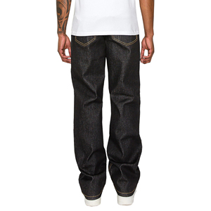Jeans décontractés ajustés pour hommes, style printemps-automne, délavage clair, gaufrés, avec braguette zippée et taille mi-haute, fourniture ODM - Product Image 4